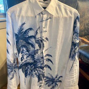 Tommy Bahama Linen Hawaiian Shirt